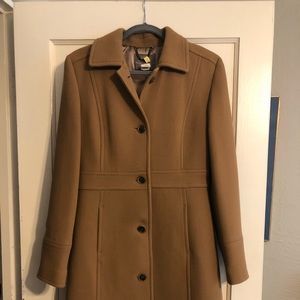 J. Crew Italian Double Cloth coat with Thinsulate